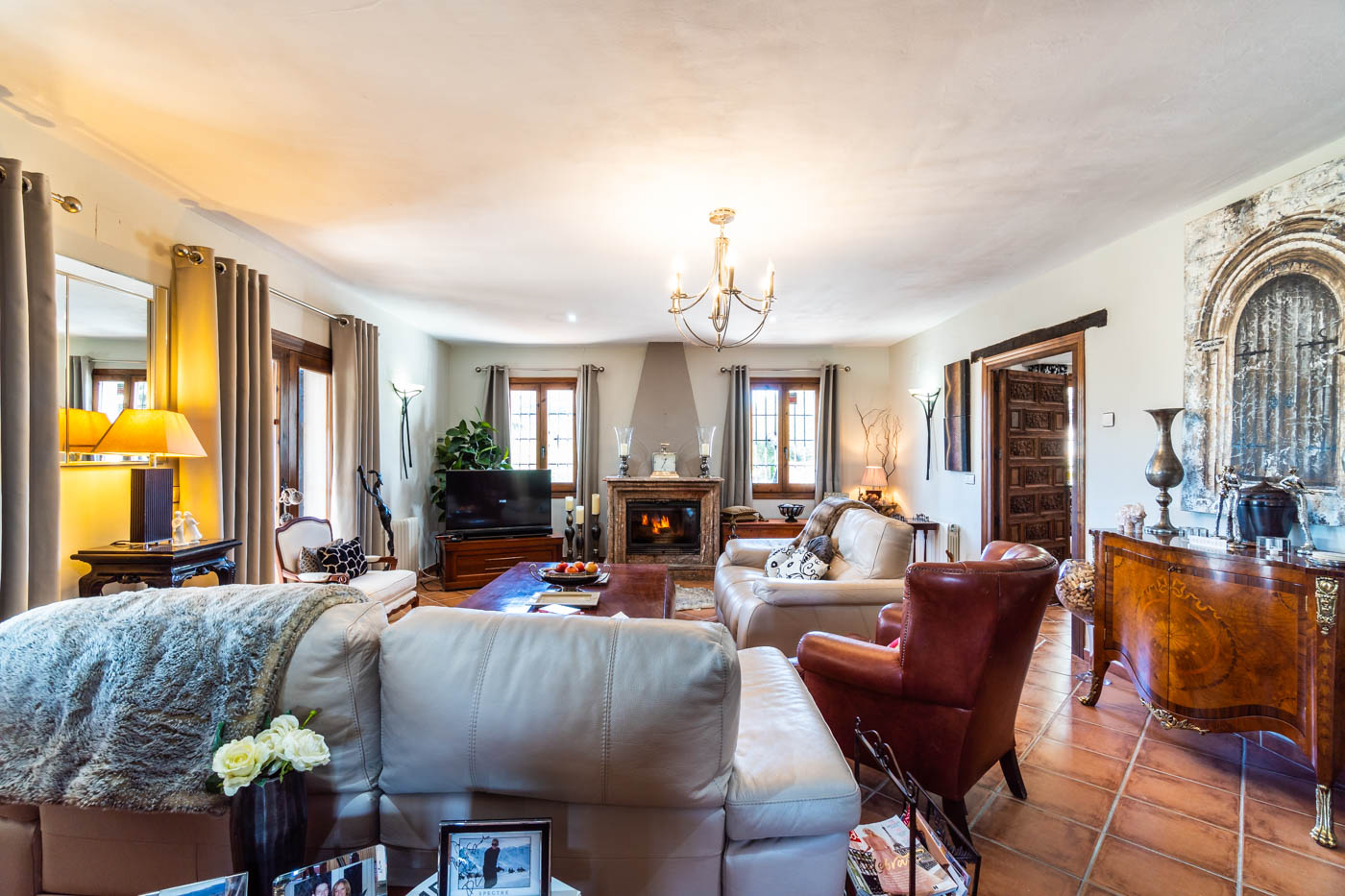 A classy country home